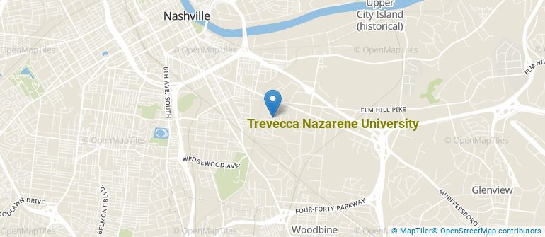 Trevecca Nazarene University Campus Map - United States Map