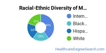Racial-ethnic diversity of Medical/Clinical Assistant majors at Craven Community College