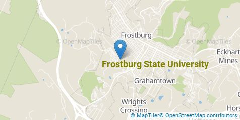 Frostburg State University Healthcare Majors Map