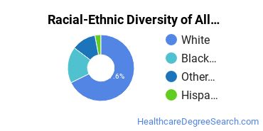 Racial-ethnic diversity of Allied Health Services majors at Miller-Motte College-Chattanooga