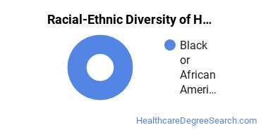 Racial-ethnic diversity of Health/Medical Prep Programs majors at Roanoke-Chowan Community College
