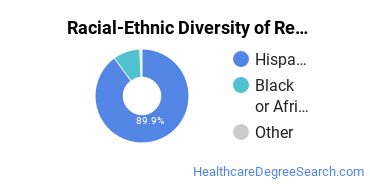 Racial-ethnic diversity of Registered Nursing majors at SABER College
