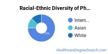 Racial-ethnic diversity of Pharmacy Admin & Regulatory Affairs majors at St. John's University-New York