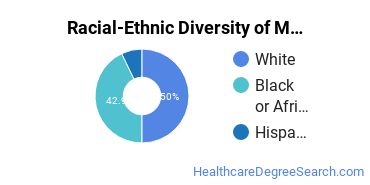 Racial-ethnic diversity of Medical/Clinical Assistant majors at University of Akron Main Campus